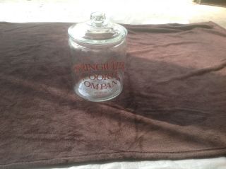 Vintage Springwater Cookie Company 2 Gallon Glass Jar Ingredients Listed On Back