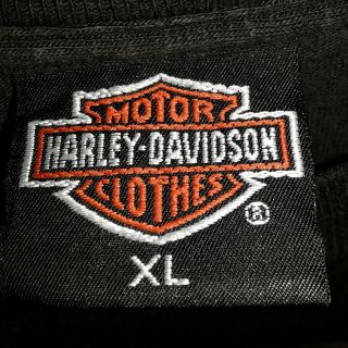 Harley Davidson 3D Survivors Tshirt Wolf Richmond VA 1989 Thin 50/50 Mens XL 5