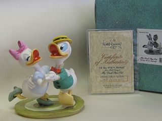 Wdcc Donald & Daisy Mr.  Duck Steps Out " Oh Boy,  What A Jitterbug " Le W/