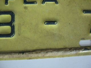 1961 Florida Motorcycle License Plate 28 - 71 7