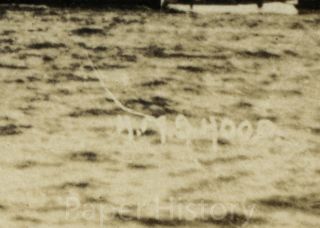 c.  1924 HMS Hood Battlecruiser RPPC Real Photo Taken in San Francisco Bay CA 3