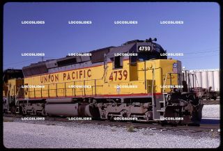 Slide: Up Union Pacific 4739 Sd40 - 2 Nee Sou Southern Sd45 3101