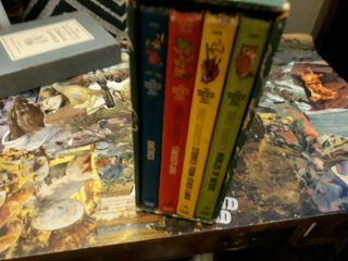 The Wonderful Worlds Of Walt Disney Hardcover Books 1965 Box Set Of 4 W/case