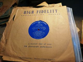 High Fidelity Demonstration Record Voice Of Music Phonograph Turntable Test
