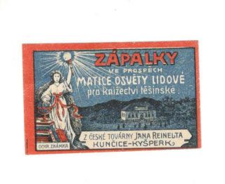 Old Matchbox Label/s 57.  Austria / Czechoslovakia