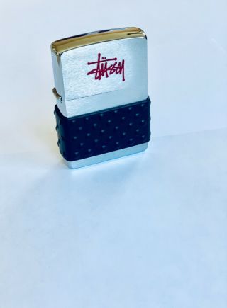 Zippo Lighter Stussy Limited Edition Year 2000 Chrome/brushed -