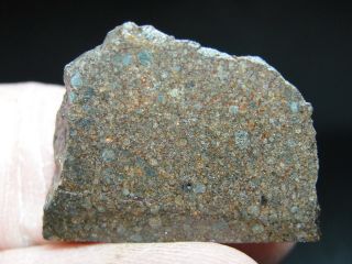 Nwa 8061 Official Meteorite - H3.  10 - W2 - G451 - 0038 - 4.  09g - 1 Of 3 Classed