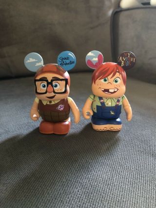 Vinylmation 3” Disney Pixar Up Young Carl And Ellie Set Limited Edition 2000