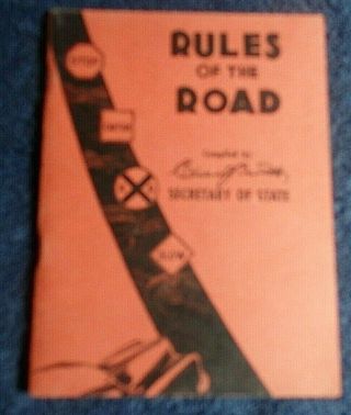 Mar 1950 Rules Of The Road Illinois Operator 