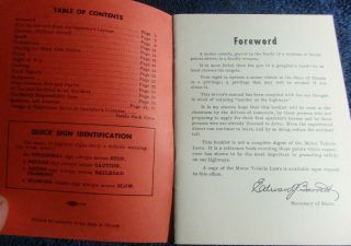 MAR 1950 RULES OF THE ROAD ILLINOIS OPERATOR ' S LICENSE INSTRUCTIONAL BOOKLET 2