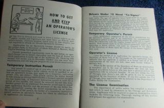MAR 1950 RULES OF THE ROAD ILLINOIS OPERATOR ' S LICENSE INSTRUCTIONAL BOOKLET 3
