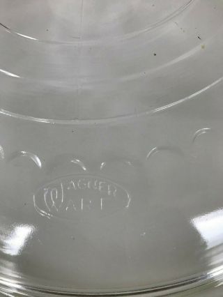 Vintage Wagner Ware C - 8 Dome Glass 10.  5 