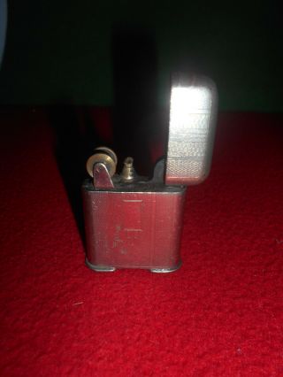 Rare Vintage lighter Swiss made 1940s.  THORENS Petrol 3