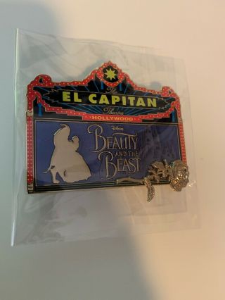 Disney pin DSSH DSF MARQUEE EL CAPITAN - BEAUTY AND THE BEAST LIVE ACTION belle 2