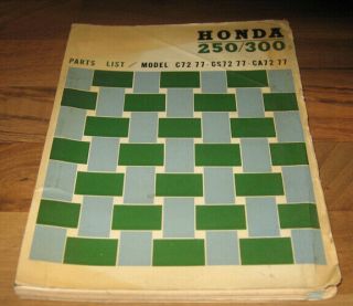 Honda Parts List_dream Touring Sport_250/300_c72 C77 Ca72 Ca77 Cs72 Cs77_oem