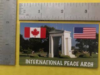 International Peace Arch,  British Columbia & Washington Flexible Indoor Magnet