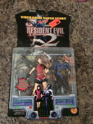Resident Evil 2 Claire Redfield Action Figure Toybiz 1998