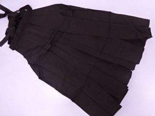84620 Japanese Kimono / Vintage Mens Andon Hakama (skirt Type) / Woven Stripe