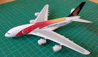 Airbus A380 Singapore Airlines 50th Anniversary Limited Edition 1 400 Scale 2