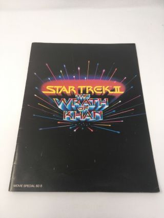Paramount Pictures 1982 Star Trek Ii: The Wrath Of Khan Movie Program Book