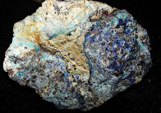 Arizona Natural Azurite/Malachite crystal ore.  Weighs 534.  8g.  Gorgeous Rock 3