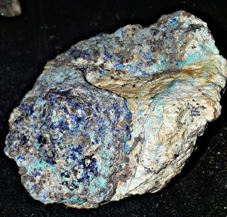 Arizona Natural Azurite/Malachite crystal ore.  Weighs 534.  8g.  Gorgeous Rock 4