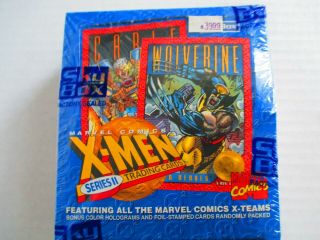 Marvel Comics X - Men Series Ii Trading Cards,  Factory Box,  1993