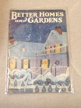 Leonard A.  Simonsen,  Cover Design / Better Homes And Gardens December 1925