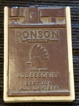 Vintage Ronson Redskin Plastikit Accessories " Best For All Lighters " Made In Usa