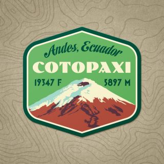 Cotopaxi Mountain Decal Sticker