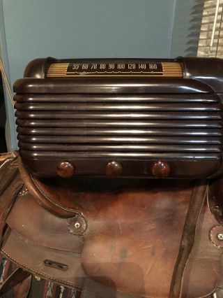 Stewart Warner Model A72t3 Am - Fm Table Radio - Complete -