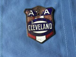 Vintage Aaa Of Cleveland Auto Club Car Badge
