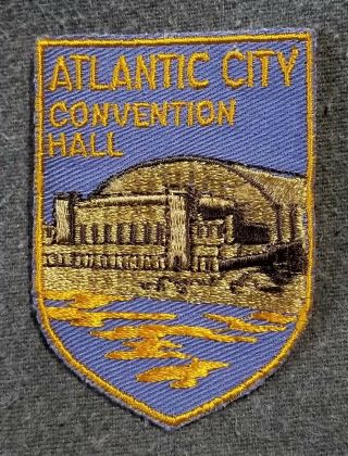 Lmh Patch Atlantic City Convention Hall Boardwalk Arena Jersey Pipe Organ
