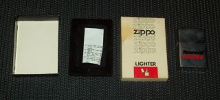 Vintage 1978 Double Advertising Zippo Lighter Unfired Rexnord Mathews Con