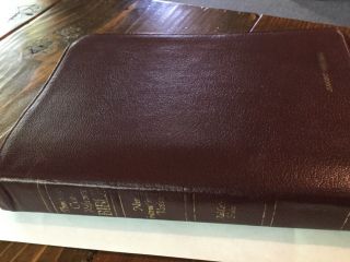 Thompson Chain Reference Study Bible (niv) Leather/red Letter 1983