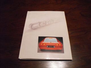 Rare 1989 Corvette Zr - 1 Press Kit Brochure In German Pictures Negatives Memos