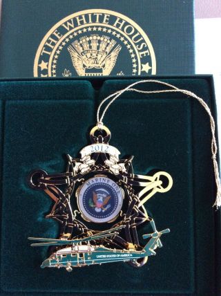 2012 White House Marine One Ornament United States Of America Helicopter