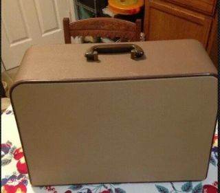 Vintage Singer Model 401a Slant - O - Matic Sewing Machine Carrying Case (hard Case)