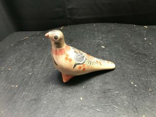 Vintage Multi Color Hand Painted Ceramic Bird from Mexico 21 2