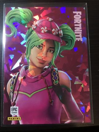 Fortnite Panini Series 1 Card 2019 Holo Foil Parallel Zoey Epic Outfit 249 Epic
