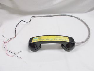 Bell System Western Electric Handset With Armored Cord