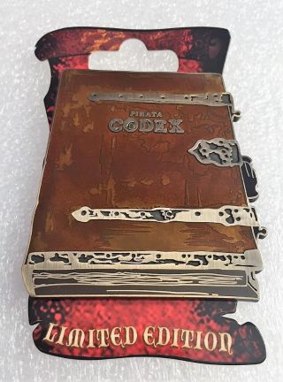 Disney Dsf Pirates Of The Caribbean At Worlds End Pirata Codex Book Le 150 Pin