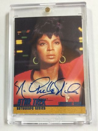 Star Trek Tos Series A34 Autograph Card - Nichelle Nichols - Uhura