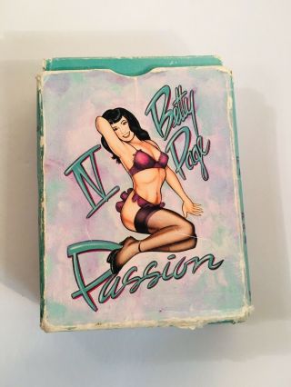 Vintage 1992 Betty Page Passion Iv Pinup Trading Cards 39 Cards Irving Klaw