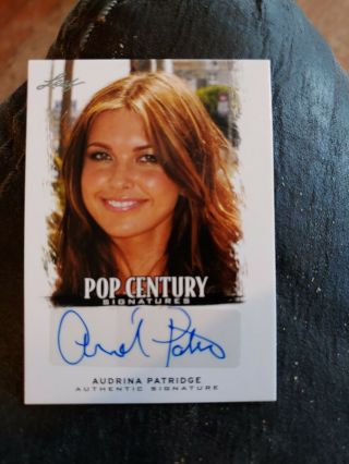 2012 Leaf Pop Century Audrina Patridge Autograph Auto Signature