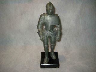 Vintage 9.  25 " Medieval Knight In Armor Table Lighter