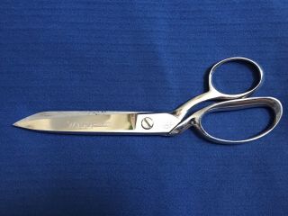 Vintage Wiss Inlaid 8” Shears Scissors 128 - 1365 Pat.  3289296