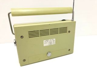 Montgomery Ward Airline Transistor Radio Model Light Green Portable 62 - 1246 3