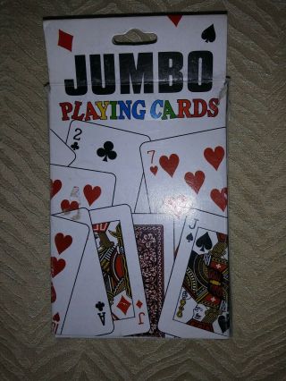 Jumbo Playing Cards Deck Of Cards Full Deck Blue Backs