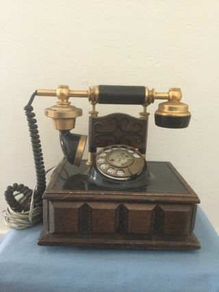 Vintage Rotary Dial American Telecommunications Corp Deco - Tel Phone